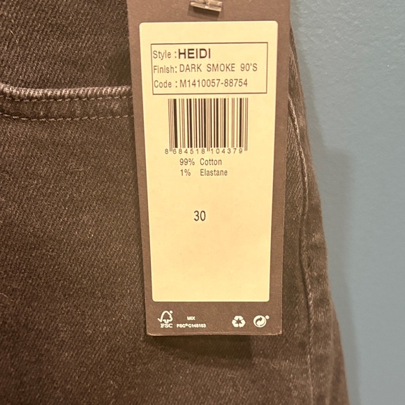 Mavi Women's Classic Black Jean Shorts - Picture 2 of 3